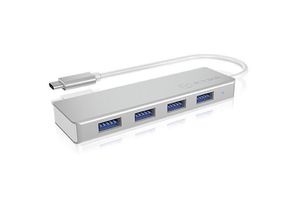 ICY BOX IB-HUB1425-C3, 4 Port Hub mit USB Type-CAnschluss