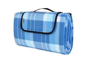 Detex Picknickdecke Blau/Weiß 1,95x1,5m