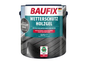 Baufix Wetterschutz-Holzgel anthrazitgrau metallic 2,5L