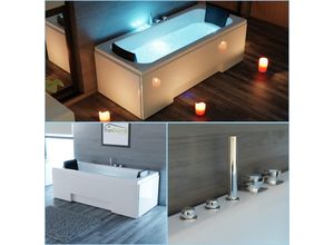 TroniTechnik Whirlpoolbadewanne IOS 170cm x75cm x 60cm