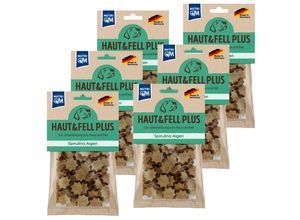 NutriQM Snack Haut & Fell Spirulina Alge 125g - 6er Set