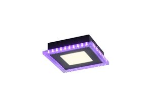 LED-Deckenleuchte ACRI, mit RGB Farbmodus, CCT, dimmbar, schwarz