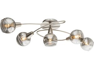 Globo Lighting - ROMAN - Deckenleuchte Metall Nickel matt, 5x E14 LED