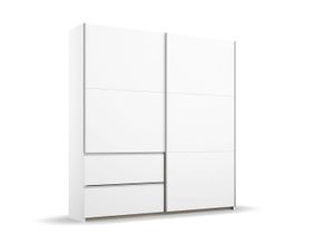 rauch Kleiderschrank Schwebetürenschrank Sevilla mit 2 Schubkästen 175 cm Breit