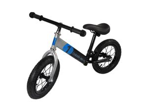 Lauflernrad blau mit Luftreifen, Kinderlaufrad 12 Zoll Lufträder, höhenverstellbares Balance Bike