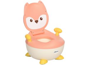 Kinder Töpfchen Kindertoilette im Fuchs-Design, Babytöpfchen mit Griff