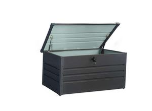 Aufbewahrungsbox 400 L Metall-Aufbewahrungsbox, ca. 132 x 61 x 62 cm - Anthrazit