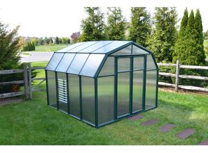 Gewächshaus Hobby Gardener 8x8 PVC Grün 266x266cm