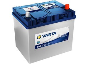 Varta Blue Dynamic 5604100543132 Autobatterien, D47, 12 V, 60 Ah, 540 A