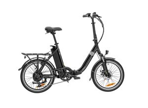 VECOCRAFT E-Pax, Elektro Klappfahrrad, E-Foldy Bike, Farbe: schwarz