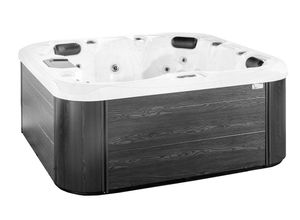 Home Deluxe Outdoor Whirlpool MALAGA inkl. Abdeckung & Treppe mit Wärmeisolierung für 5 Personen