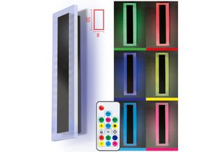 X4-Life LED Panel Wandleuchte 30cm 10W RGB Kaltweiß für Innen und Außen IP65 Fernbedienung