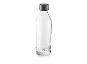 SODAPOP Glaskaraffe 700ml inkl. Bottle Shirt grau für JOY & Sharon Up