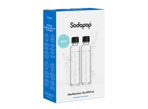 SODAPOP Glasflaschen 0,6L 2er-Set für Logan