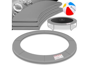 KESSER® - Trampolin Randabdeckung Ø 244 , 305 , 366 , 426 cm , 30cm breit 100% UV-beständig reißfest Federabdeckung , Grün , Blau