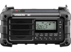 Sangean MMR-99 DAB+/FM-RDS/Bluetooth Digitales Tuning-Notfallradio mitternachtsschwarz