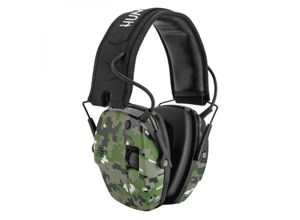 BERGER & SCHRÖTER Kapselgehörschützer Camouflage Ohrenschutz mit weichen Kissen mit Bluetooth