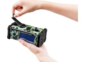 Sangean MMR-88 DAB+ / FM Kurbel Notfallradio mit Lampe camouflage