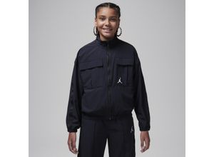 Jordan Jumpman Web-Jacke mit Besatz (ältere Kinder) - Schwarz