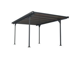 Palram - Canopia Aluminium Carport Verona 5000 grau 500x297x218 cm