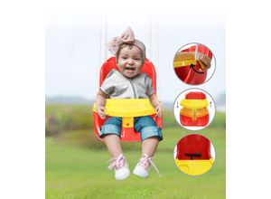 JAMARA-460660-Babyschaukel Comfort Swing rot 2in1