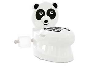 JAMARA-460958-Meine kleine Toilette Panda mit Spülsound und Toilettenpapierhalter