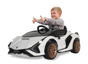 JAMARA-460637-Ride-on Lamborghini Sián weiß 12V