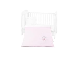 Kikkaboo Babybettwäsche Set Dream Big 5-teilig Decke 135 x 95cm Kissen 45 x 35cm rosa