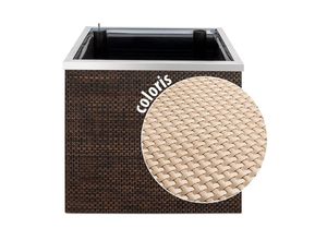 Dynamic24 Polyrattan Pflanzgefäß mit Selbstbewässerung