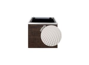Dynamic24 Polyrattan Pflanzgefäß mit Selbstbewässerung