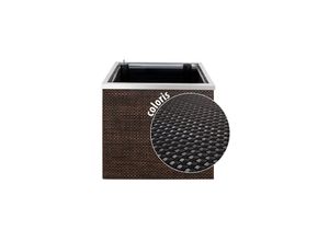 Dynamic24 Polyrattan Pflanzgefäß mit Selbstbewässerung