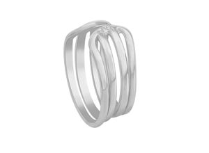 Zeeme Basic Ohrklemme 925/- Sterling Silber rhodiniert