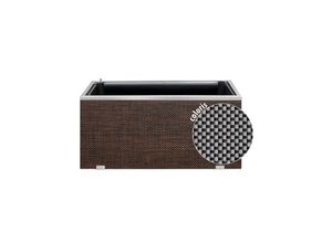 Dynamic24 Polyrattan Pflanzgefäß mit Selbstbewässerung