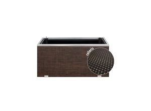 Dynamic24 Polyrattan Pflanzgefäß mit Selbstbewässerung