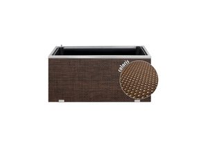 Dynamic24 Polyrattan Pflanzgefäß mit Selbstbewässerung