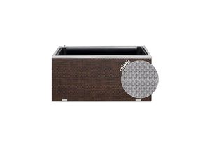 Dynamic24 Polyrattan Pflanzgefäß mit Selbstbewässerung