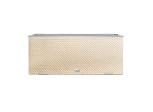 Dynamic24 Polyrattan Pflanzgefäß mit Aluminiumrahmen