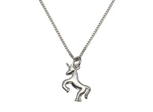 Zeeme for Kids Halskette 925 Silber Einhorn-Motiv