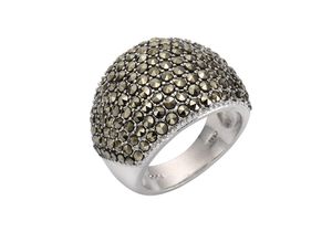 Zeeme Gemstones Ring 925 Silber Markasit