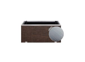 Dynamic24 Polyrattan Pflanzgefäß mit Selbstbewässerung