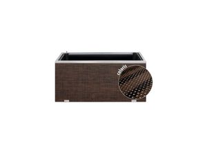 Dynamic24 Polyrattan Pflanzgefäß mit Selbstbewässerung