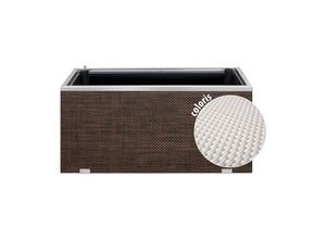 Dynamic24 Polyrattan Pflanzgefäß mit Selbstbewässerung