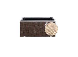 Dynamic24 Polyrattan Pflanzgefäß mit Selbstbewässerung