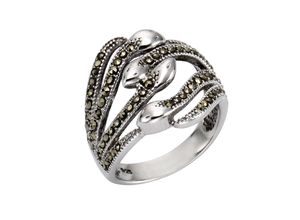 Zeeme Gemstones Ring 925/- Sterling Silber Markasit