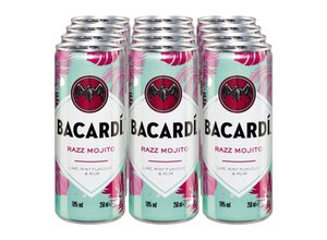 Bacardi Razz Mojito 10,0 % vol 0,25 Liter, 12er Pack