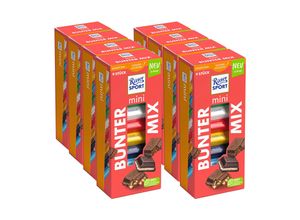 Ritter Sport Tafelschokolade mini Bunter Mix 150 g, 8er Pack