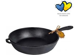 Maysternya Padella In Ghisa Compatta - ø 24 X 6 Cm - Cottura Multifunzionale - …