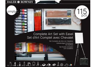 DALER-ROWNEY Set Per Artisti Con Cavalletto 115 Pezzi
