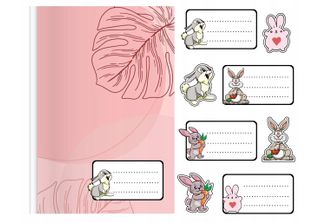 8 Pezzi Di Adesivi - Regno Animale + Regalo