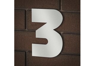 Numero Civico Numeri Cifre Numero Di Porta Numeri Civici Acciaio Inox KÖNigspro…
